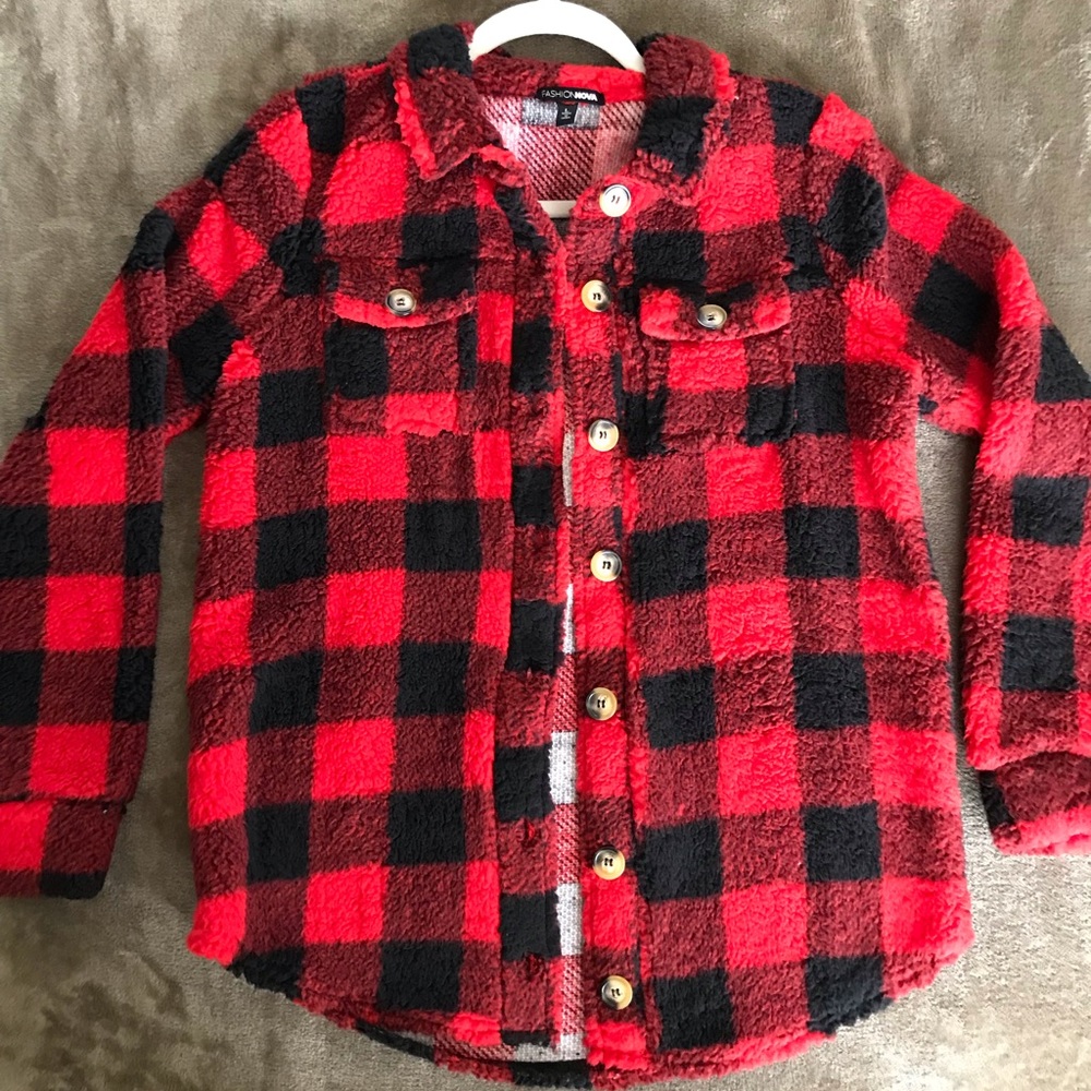 Sherpa shacket